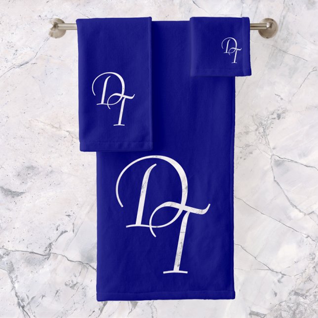 Monogramme - bleu marine (Créateur téléchargé)