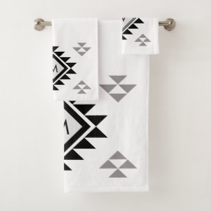 Monogramme Boho noir blanc