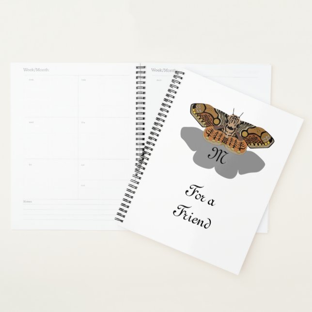 Monogramme Brahmin Moth (Devant avec enveloppe)