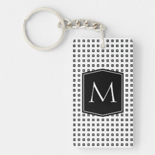 Monogramme carré de motif personnalisable