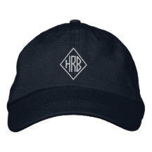 Monogramme Casquette simple classique brodé Monogr