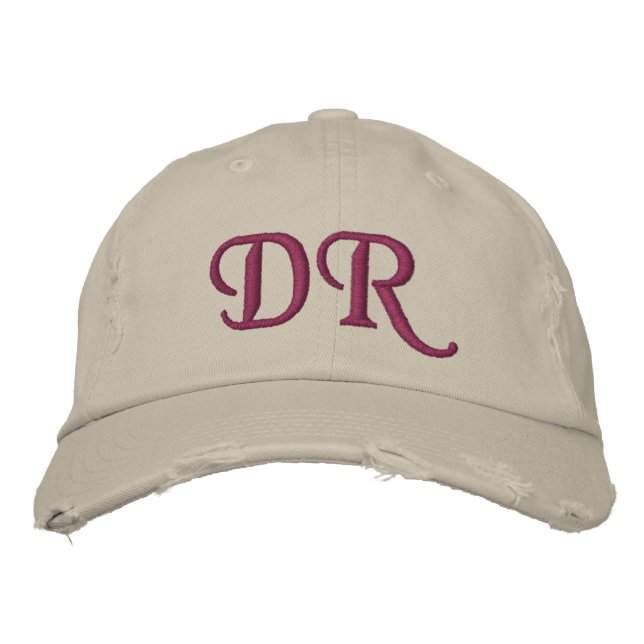 MONOGRAMME CASQUETTES (Devant)