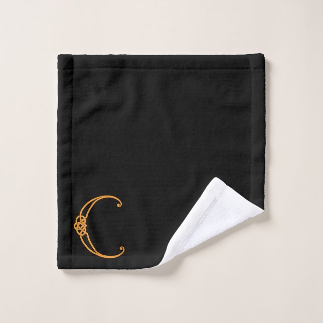 Monogramme celtique C (Gant de toilette)