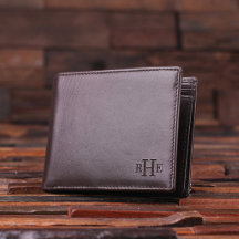 Monogramme classique élégant Porte-monnaie en cuir