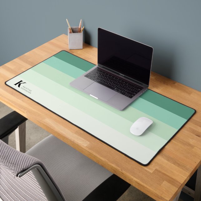 Monogramme classique Turquoise Ombre (Bureau 2)