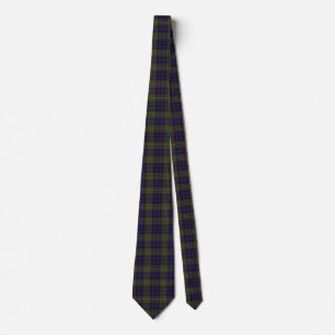 Monogramme coloré Clan MacLellan Plaid Cravate