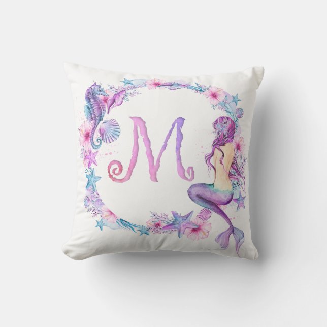 Monogramme Coussin de sirène - M (Recto)