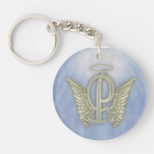 Monogramme d'ange de la lettre P