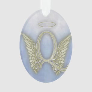 Monogramme d'ange de la lettre Q