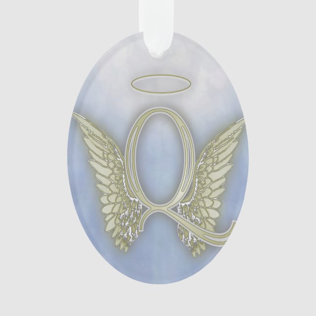 Monogramme d'ange de la lettre Q (devant)