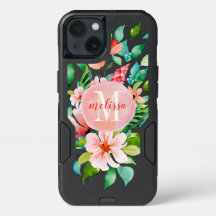 Monogramme d'aquarelle florale Paradise