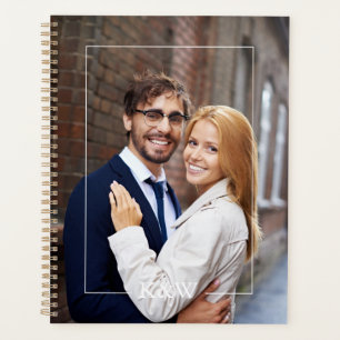 Monogramme de cadre élégant moderne