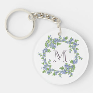 Monogramme de couronne florale