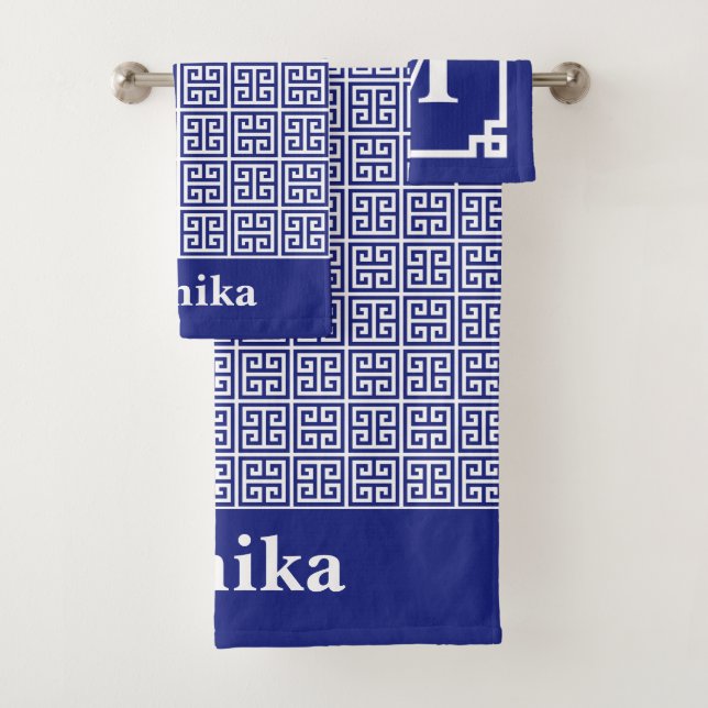 Monogramme de la frontière de la marine classique  (En situation)