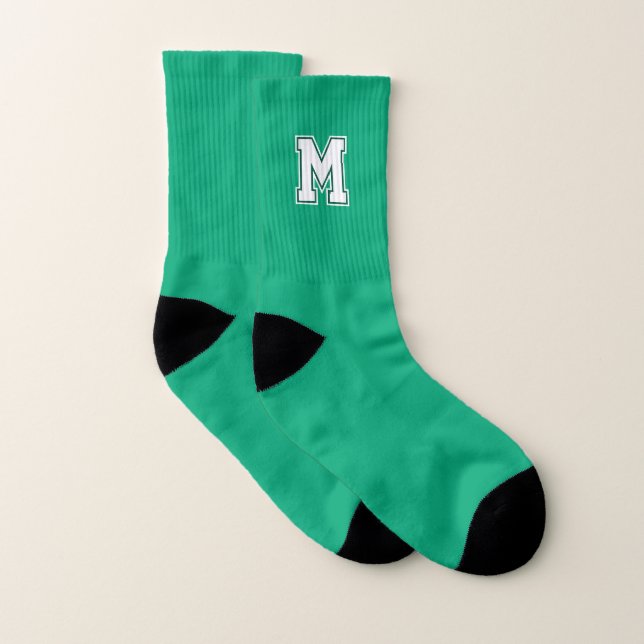Monogramme de la Varsité verte (Paire)