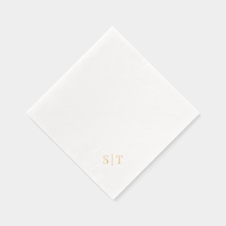 Monogramme de mariage élégant et stylé dans le coi