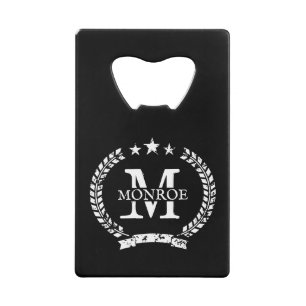 monogramme de nom personnalisé de la couronne Vint