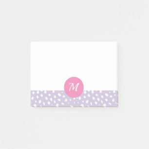 Monogramme de notes de post-it