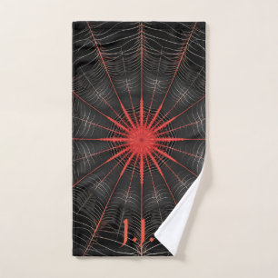 Monogramme de pickleball noir et rouge gothique Sp