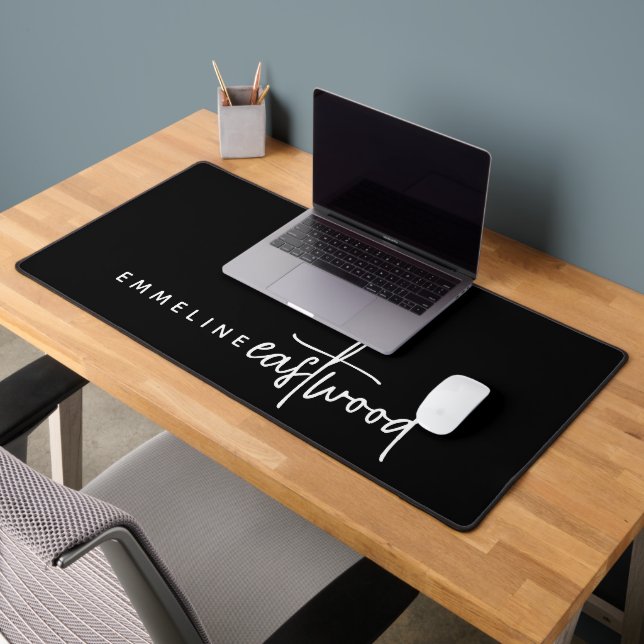 Monogramme de style tendance noir (Bureau 2)