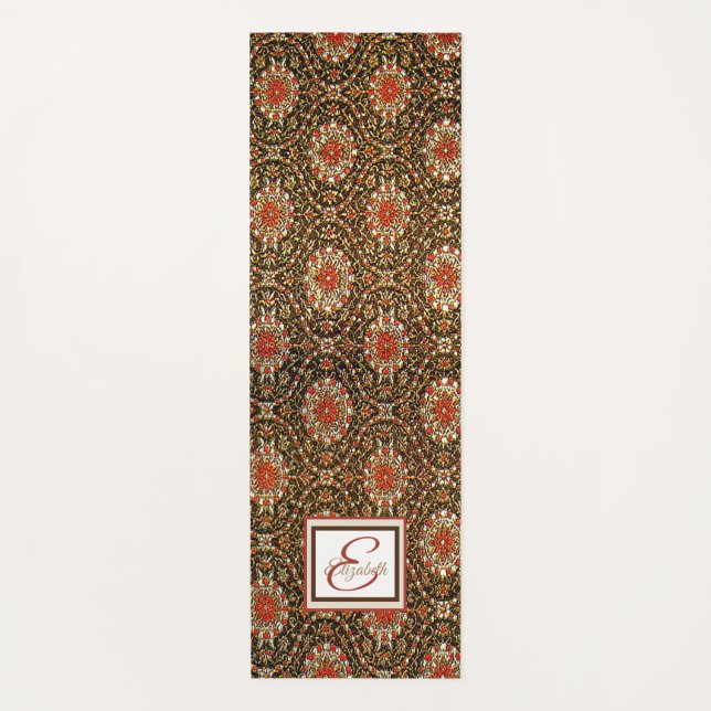 Monogramme de tapis oriental persan - Personnalisé (Devant)