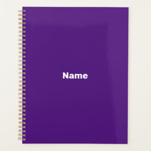 Monogramme de texte personnalisé minimaliste viole