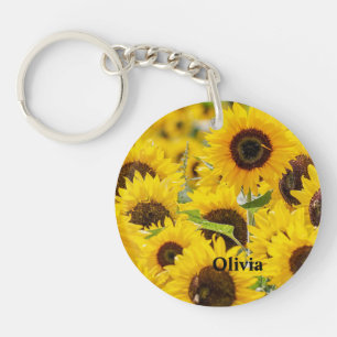 Monogramme de tournesol personnalisé