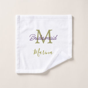 Monogramme de tribu de mariée simple en or p