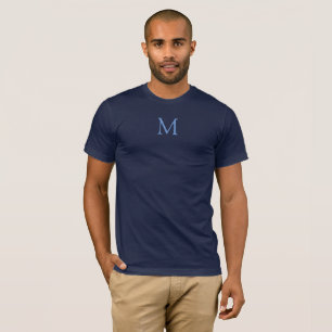 Monogramme double face Mens TShirt élégant tendanc