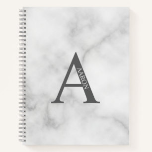 Monogramme élégant personnalisé et Carnet de nom
