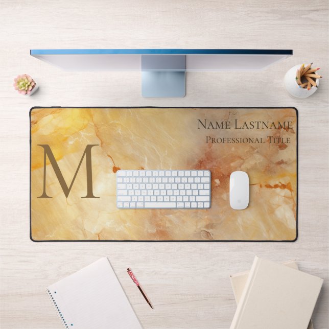Monogramme en or (Bureau 1)