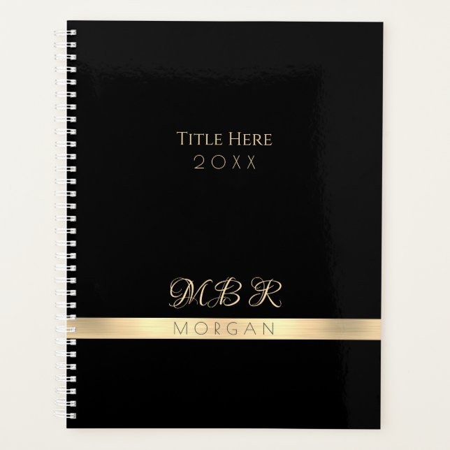 Monogramme et nom Or do-it-yourself fantaisie, tit (Devant)