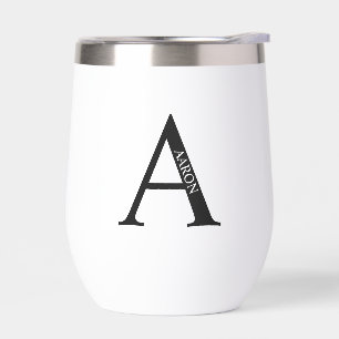 Monogramme et nom personnalisés