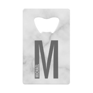 Monogramme et nom personnalisés modernes