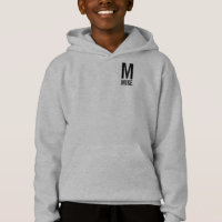 Monogramme et nom personnalisés modernes