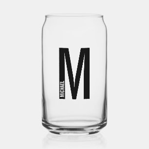 Monogramme et nom personnalisés modernes