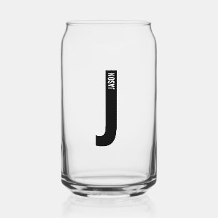 Monogramme et nom personnalisés modernes