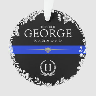 Monogramme fait sur commande orienté de police des