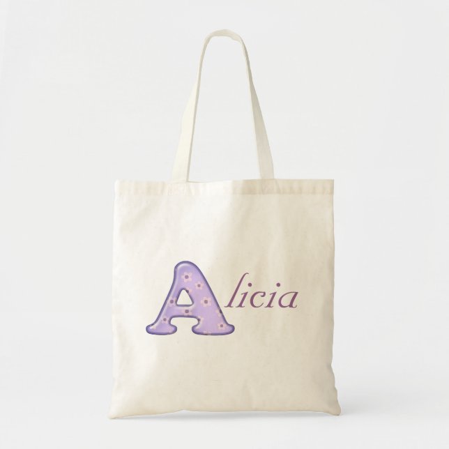 Monogramme fait sur commande un sac fourre-tout (Devant)