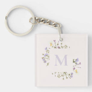 monogramme floral d'aquarelle