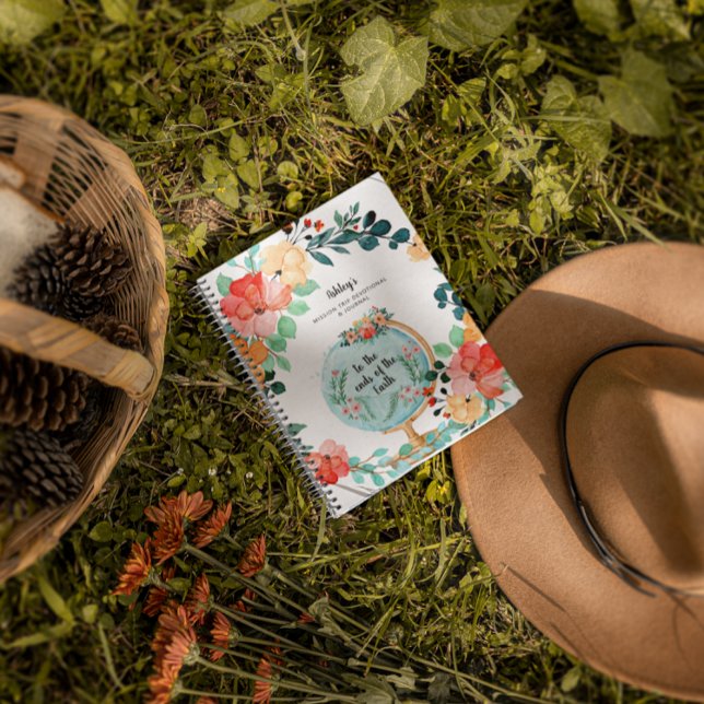 Monogramme floral | Mission Trip Devotion Journal (Créateur téléchargé)