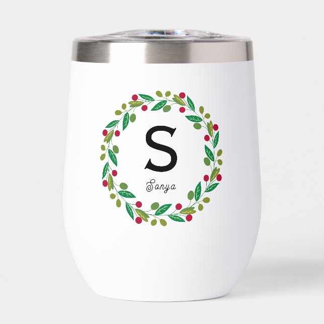 Monogramme initial - Noël (Avant)