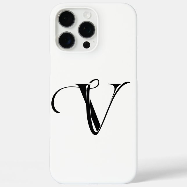 Monogramme iPhone 16 Pro Max Hülle (Rückseite)