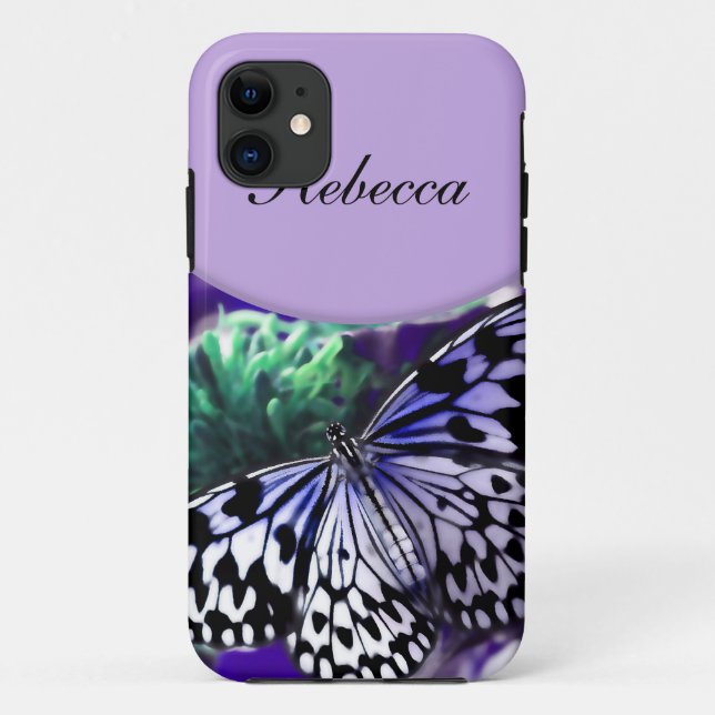 Monogramme iPhone 5 Coques papillon (Dos)