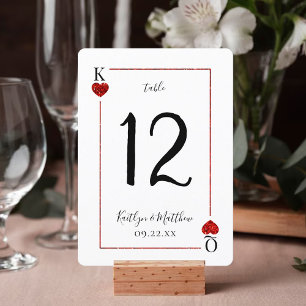 Monogramme Lecture Carte Mariage Collection N° tab