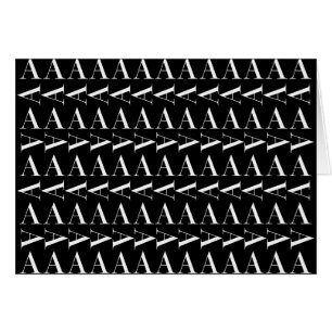 Monogramme Lettre initiale A, Choisir la couleur A