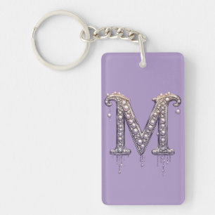 Monogramme Lettre M En Joaillerie De Luxe Avec Per
