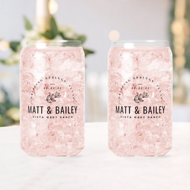 Monogramme Mariage de fleurs modernes (Insitu (Mariage))