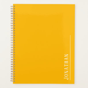 Monogramme minimaliste jaune
