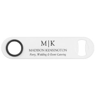 Monogramme minimaliste ou ajouter logo Bouteille d